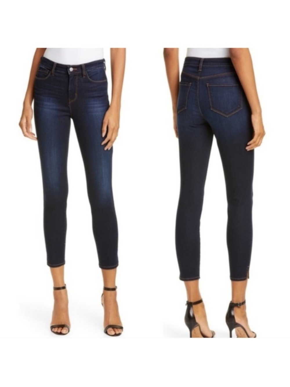 L’Agence Avery Deep Space High Rise Skinny Jeans